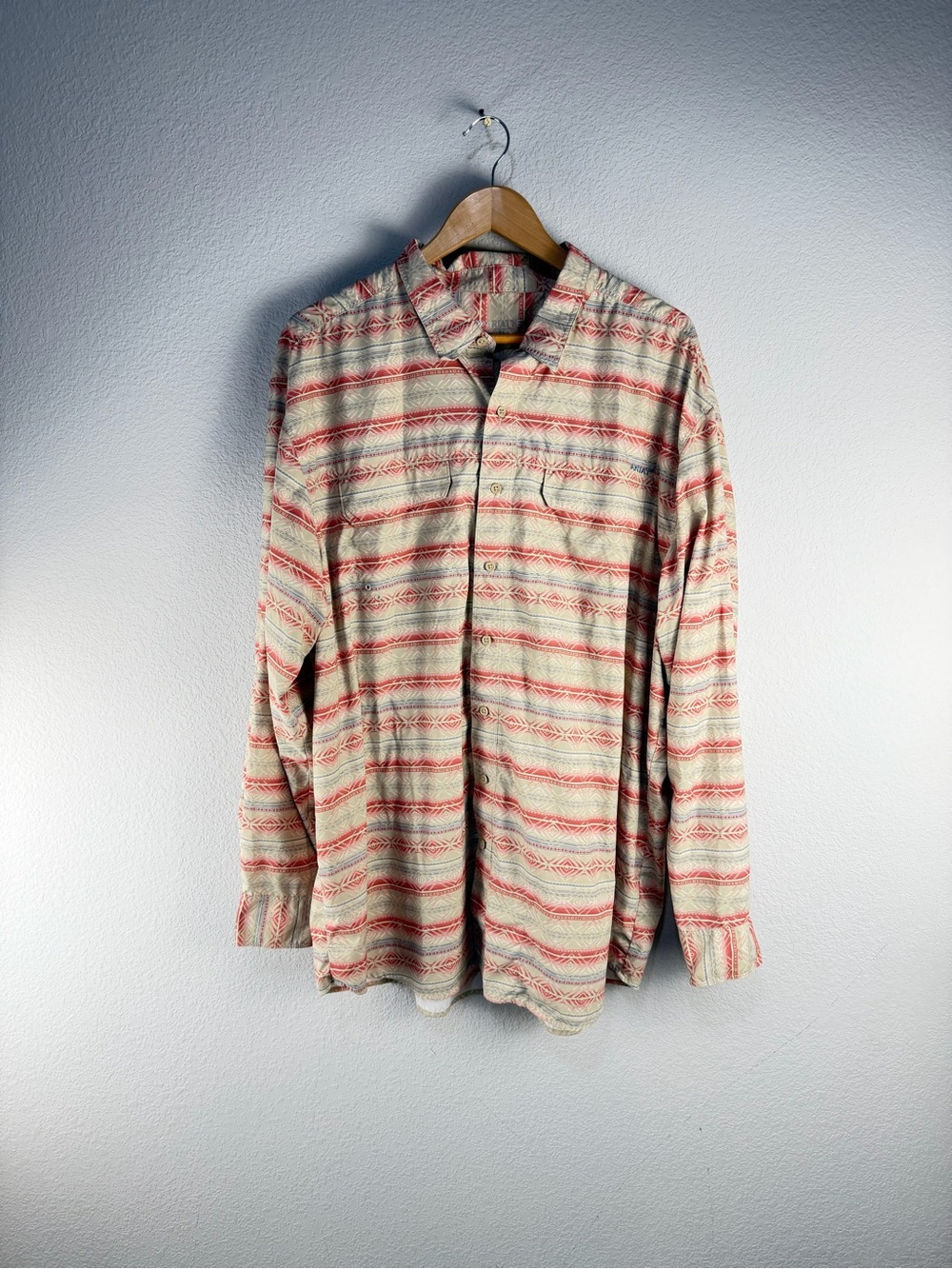 Ariat Venttek Southwestern Long Sleeve Shirt Sz XXL